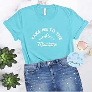 Take Me To The Mountains Graphic Tee Shirt